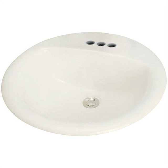 Transolid Self-Rimming Drop-In 4" Centerset Preston Lavatory, Available in Various Colors