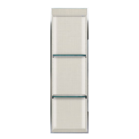 Transolid Stvl4614-Bsb 14" Wide Wall Mounted Shower Shelf - Cameo
