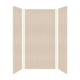 thumbnail image 1 of Transolid Swk363672 Saramar 36" W X 36" D X 72" H Three Panel Shower Wall Kit - Cashew, 1 of 7