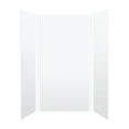 thumbnail image 1 of Transolid Swk363672 Saramar 36" W X 36" D X 72" H Three Panel Shower Wall Kit - White, 1 of 7