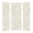 thumbnail image 1 of Transolid Swk363696 Saramar 36" W X 36" D X 96" H Three Panel Shower Wall Kit - Biscotti, 1 of 7