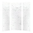 thumbnail image 1 of Transolid Swk363696 Saramar 36" W X 36" D X 96" H Three Panel Shower Wall Kit - White, 1 of 7
