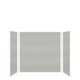 thumbnail image 1 of Transolid Swk603660 Saramar 60" W X 36" D X 60" H Three Panel Shower Wall Kit - Grey Beach, 1 of 5