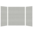 thumbnail image 1 of Transolid Swk603672 Saramar 60" W X 36" D X 72" H Three Panel Shower Wall Kit - Grey Beach, 1 of 7