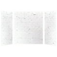 thumbnail image 1 of Transolid Swk603672 Saramar 60" W X 36" D X 72" H Three Panel Shower Wall Kit - White, 1 of 7