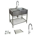 thumbnail image 1 of Transolid TRS_TFH-3622 Stainless Steel 36 Inch Drop-In Sink, 1 of 5