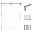 thumbnail image 1 of Transolid Tbd608010l-T Teegan 80" High X 59" Wide Bypass Frameless Shower Door - Chrome, 1 of 7