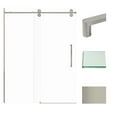 thumbnail image 1 of Transolid Tpbt608010c-R 80" High X 59" Wide Bypass Frameless Shower Door - Brushed, 1 of 7