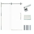 thumbnail image 1 of Transolid Tpbt608010l-J 80" High X 59" Wide Bypass Frameless Shower Door - Chrome, 1 of 7