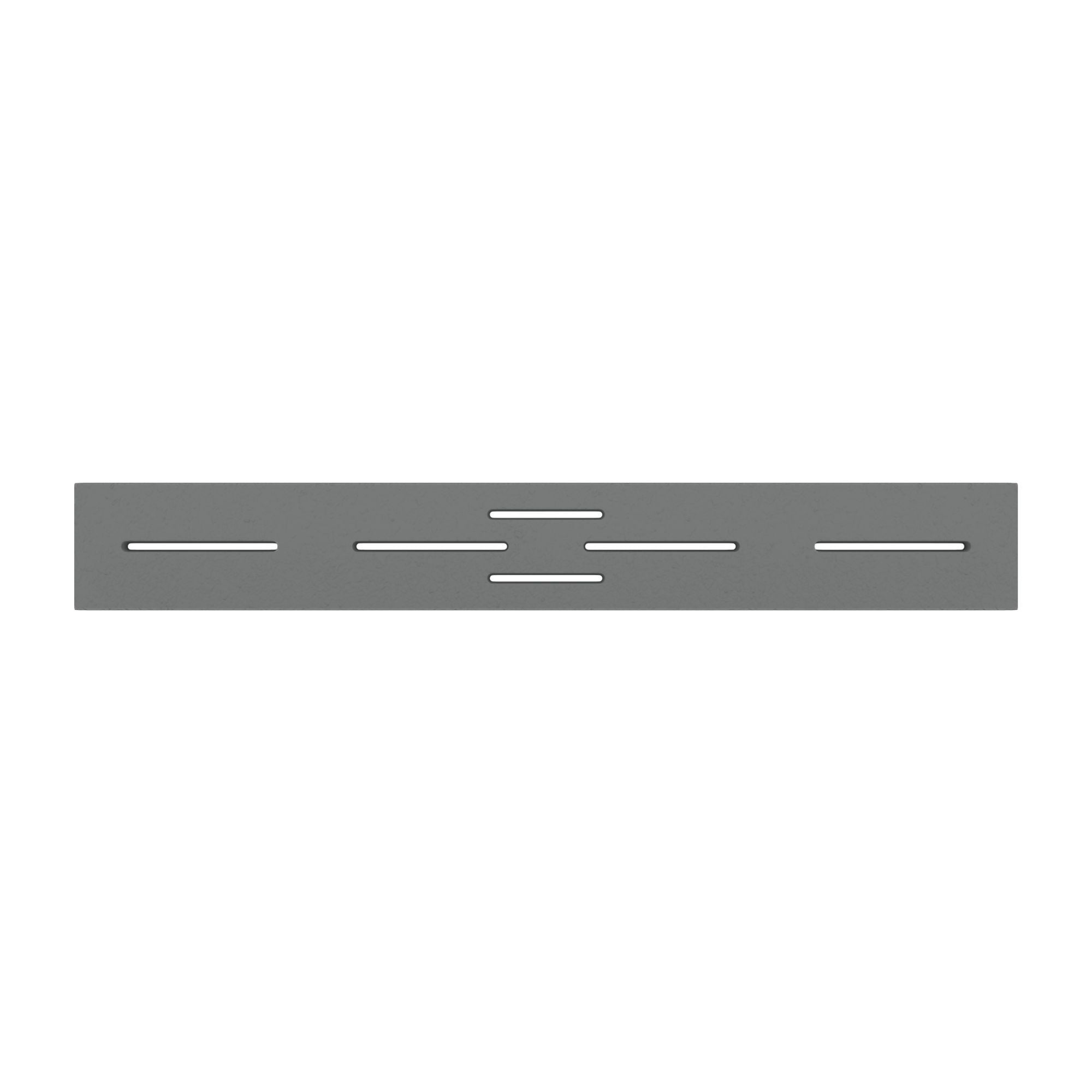 Solted Pipe Transolid Trimslate Elite 29 in Rectangular Center Drain Cover for ...