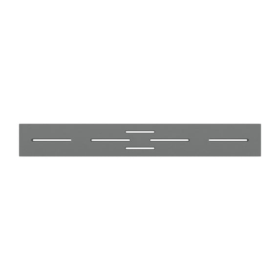 Solted Pipe Transolid Trimslate Elite 29 in Rectangular Center Drain Cover for ...