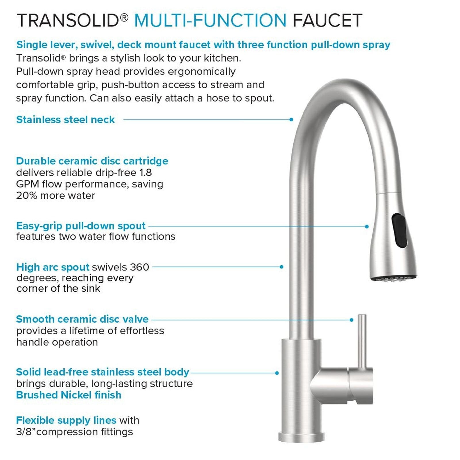 28'' Matte Black Stainless Steel Free Standing Laundry Sink with Faucet