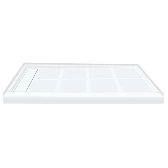 Transolid Trs_Fl4832l Fl-Series 48" X 32" Rectangular Shower Base - White