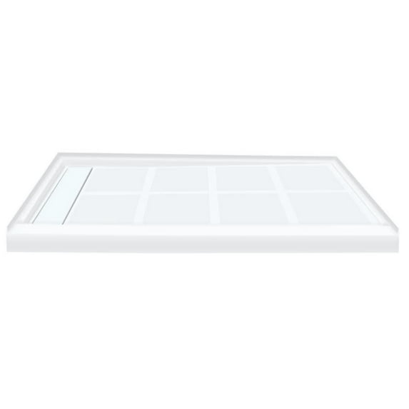 Transolid Trs_Fl4832l Fl-Series 48" X 32" Rectangular Shower Base - White