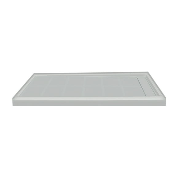 Transolid FL6034R-39 Fl-Series 60" X 34" Rectangular Shower Base - Grey