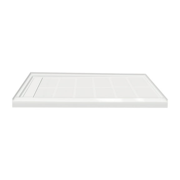 Transolid FL6036L-31 Fl-Series 60" X 36" Rectangular Shower Base - White