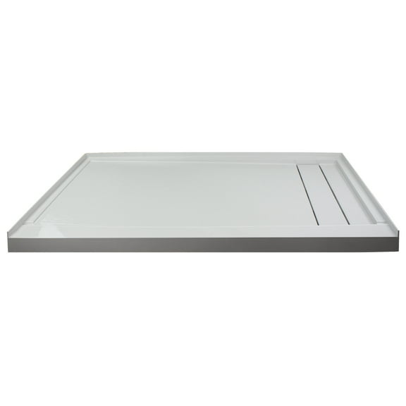 Transolid Trs_Flu6030r Flu-Series 60" X 30" Rectangular Shower Base - Grey