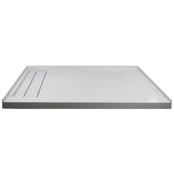 Transolid Trs_Flu6032l Flu-Series 60" X 32" Rectangular Shower Base - Grey