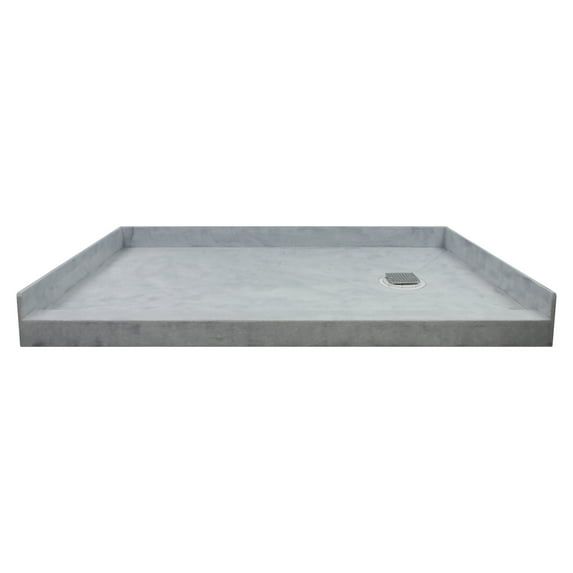 Transolid Trs_Ftt6034r Ready Tile 60" X 34" Rectangular Shower Base - Grey