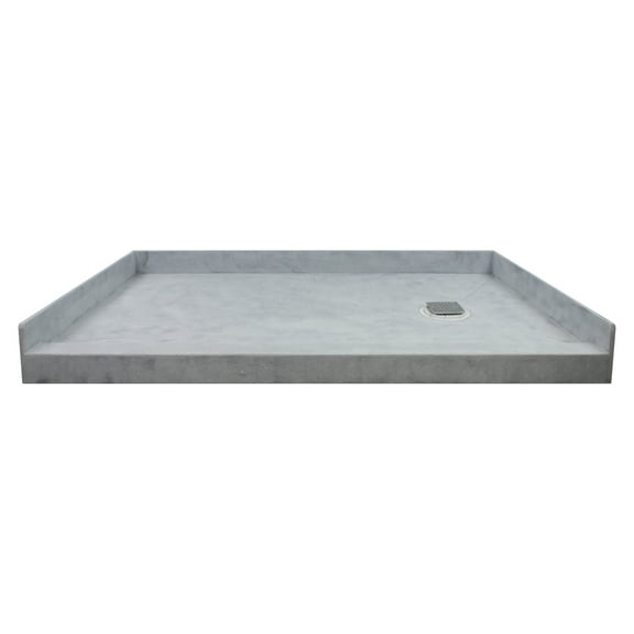 Transolid Trs_Ftt6034r Ready Tile 60" X 34" Rectangular Shower Base - Grey