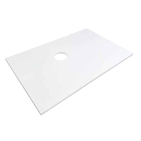Transolid Trs_Fw5535 Wet Floor 55-1/8" X 35-3/8" Rectangular Shower Base - White