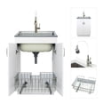 thumbnail image 1 of Transolid TCB-2420-WC Contemporary Laundry Cabinet 23-5/8" Free Standing Single Basin, 1 of 7