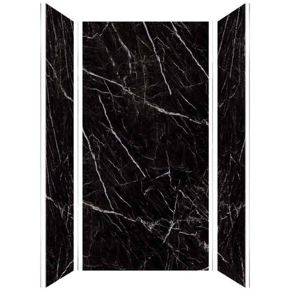 Transolid Twk483696-H Titan 96" High X 48" Wide X 36" Deep Matte Honed Shower Wall Kit -
