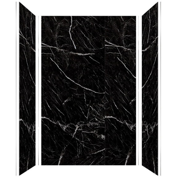 Transolid Twk603696-H Titan 96" High X 60" Wide X 36" Deep Matte Honed Shower Wall Kit -