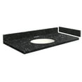 thumbnail image 1 of Transolid VT25.25x22-1OU-4L-A-W-4 25.25 in. D Quartz Vanity Top with 4 in. Centerset and Oval Undermount Sink, Interlude, 1 of 6