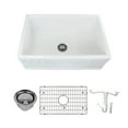 thumbnail image 1 of Transolid Versailles 30" Farmhouse Kitchen Sink Kit with Grid and Strainer, 1 of 14