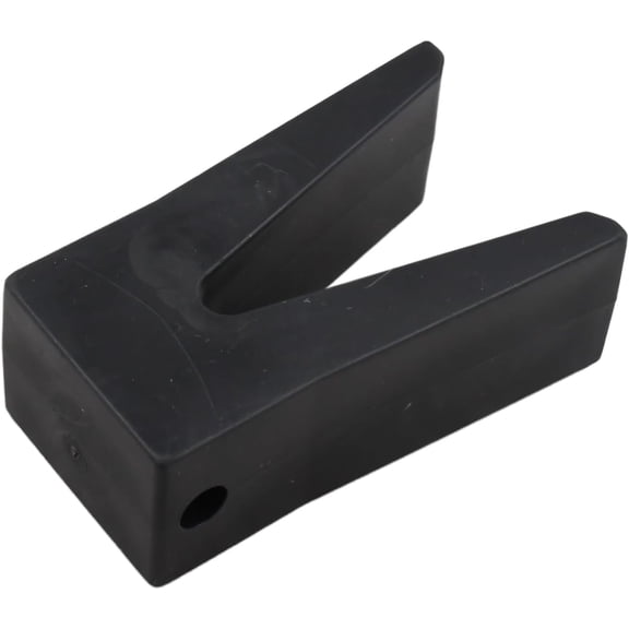 Transom Saver 181440 Rubber V-Block W/Hole Compatible with Tracker Marine Y-Frame, Boat Motor Transom Support Trailer Parts