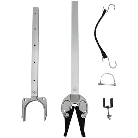 Transom Saver, Adjustable Transom Saver from 23" to 35", Boat Motor Support with Heavy-Duty Composite Head Holds Engine , Fit for Roller and Trailer$$Watercraft