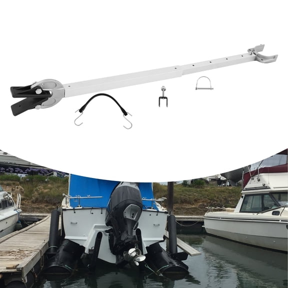 Transom Saver for Outboard Motor, Transom Saver, 23-35 Inches Adjustable Boat Transom Saver
