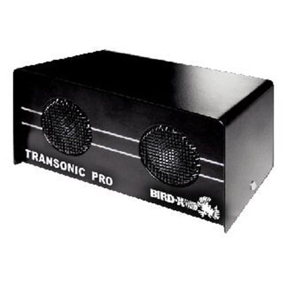 Transonic Pro Pest Repeller - Black - Compact - 1 Unit - Ultrasonic & Sonic Waves