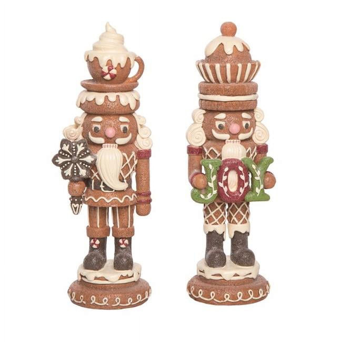 Transpac Assorted Gingerbread Nutcracker 12.5 in.