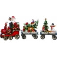 thumbnail image 1 of Transpac Resin Holiday Train Set Of 3, 1 of 2