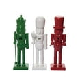thumbnail image 1 of Transpac Large Wood Simple Nutcracker 3 Assorted, 1 of 1