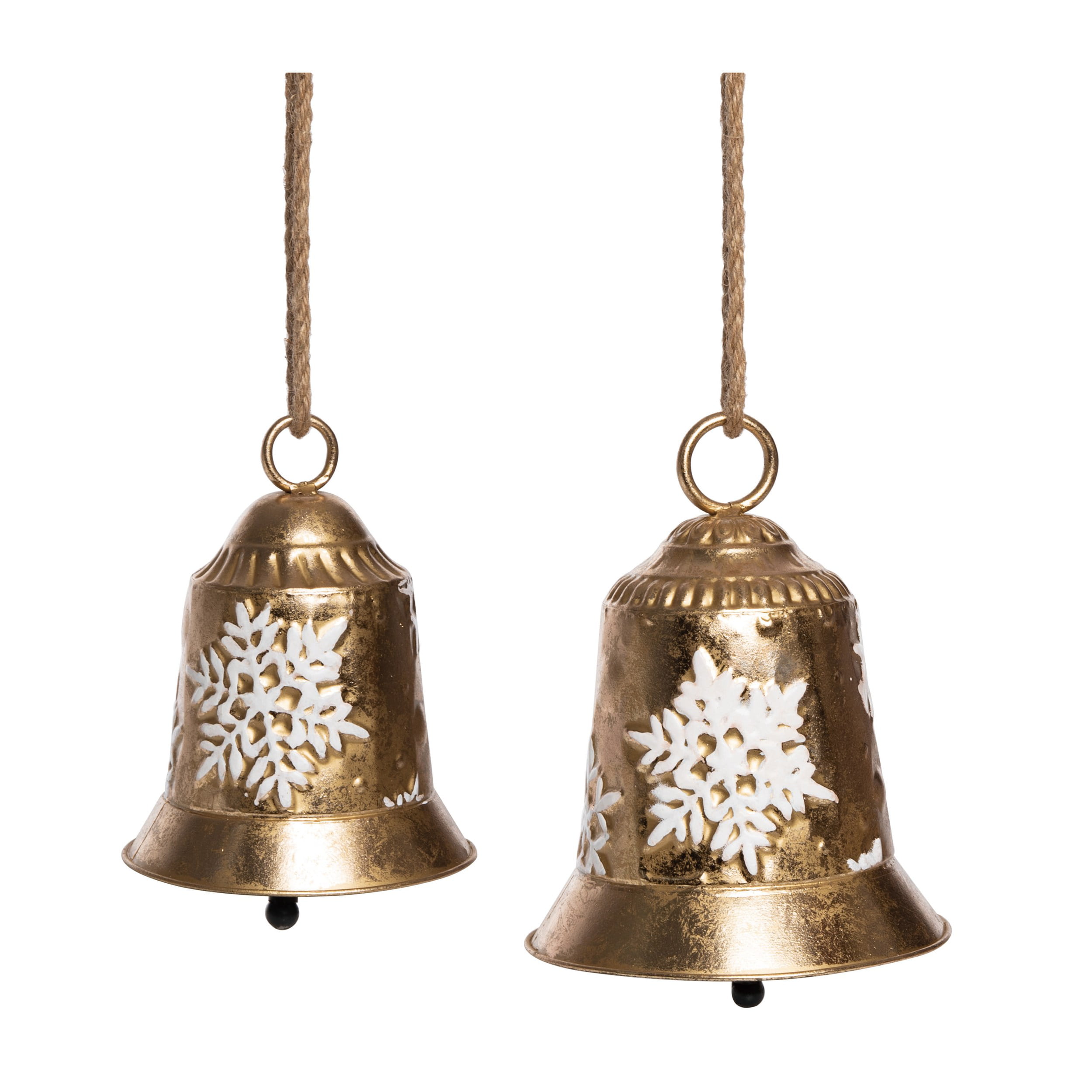 Christmas Bells, Large Galvanized Bells, Christmas Galvanized Decor, Rustic  Christmas, Silver Bells 