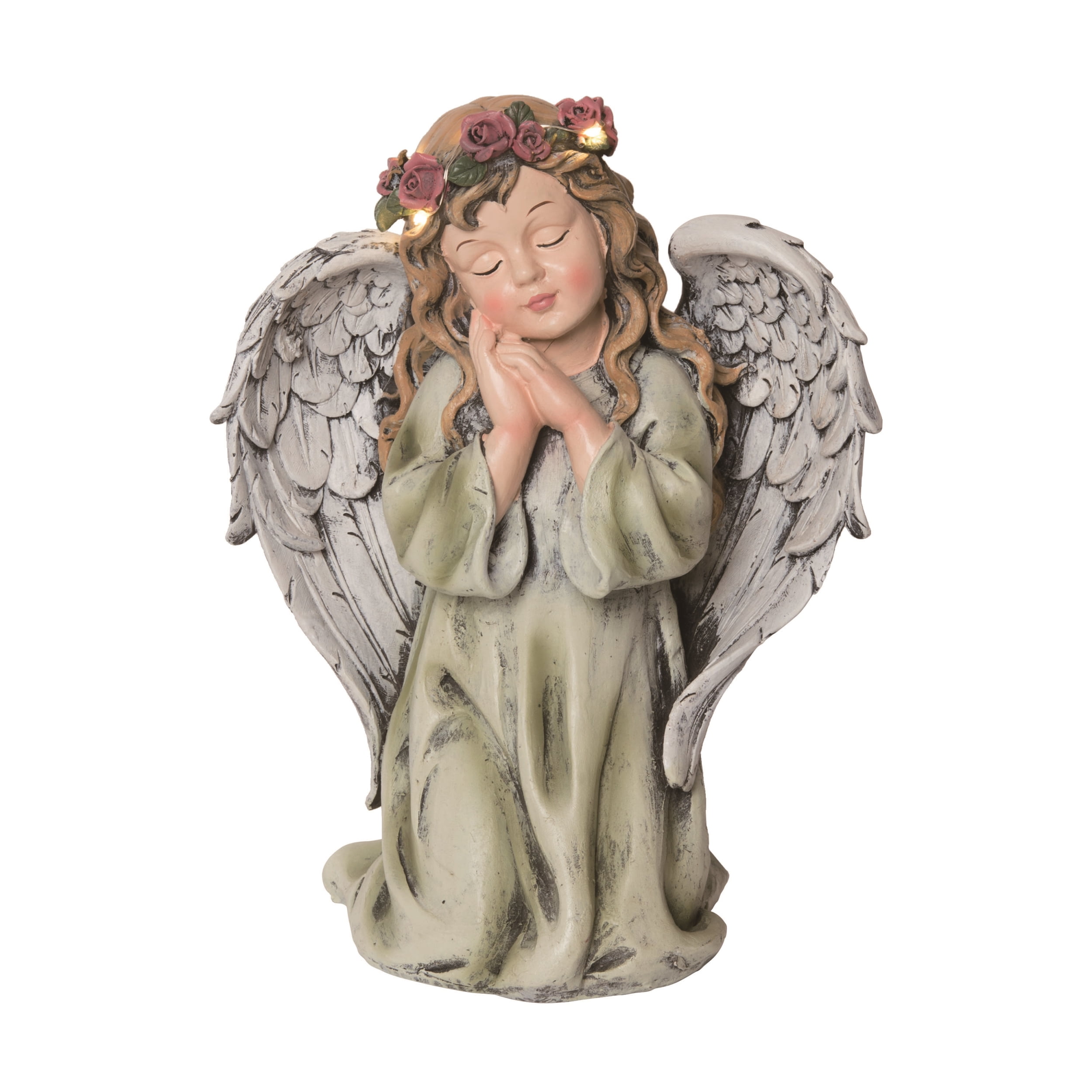 10.5" Multicolor Resin Spring Fantasy Angel Figurine
