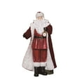 thumbnail image 1 of Transpac 12.75 in Multicolor Fuzzy Santa Figurine with Watch Christmas Decorative Object Polyresin, 1 of 1