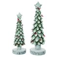 thumbnail image 1 of Transpac Resin Christmas Trees With Birch Base, Set Of 2, 1 of 1