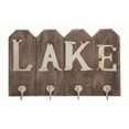 thumbnail image 1 of Transpac 15.75 in Multicolor Spring Lake Wood Wall Hook Decor for Spring Decorative Hook Racks, 1 of 1