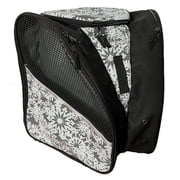 Transpack Ice Skating Bag with Print Design White/Gray Snowflake