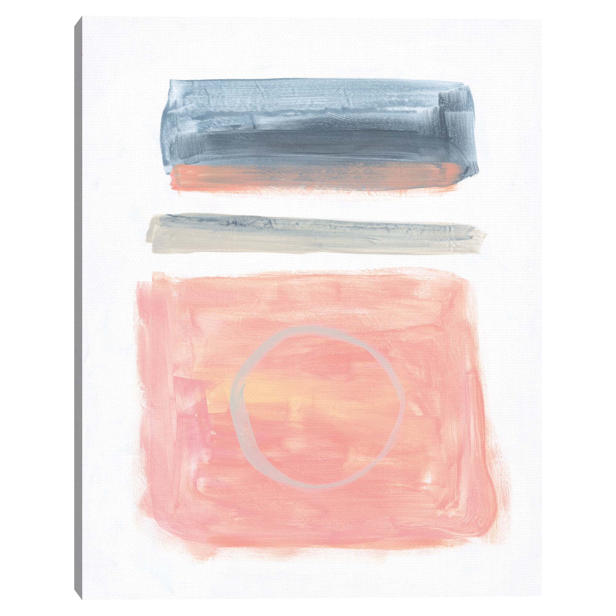 Transparencies Pink I by Décor Design Canvas Art Print, 1.5" x 22"