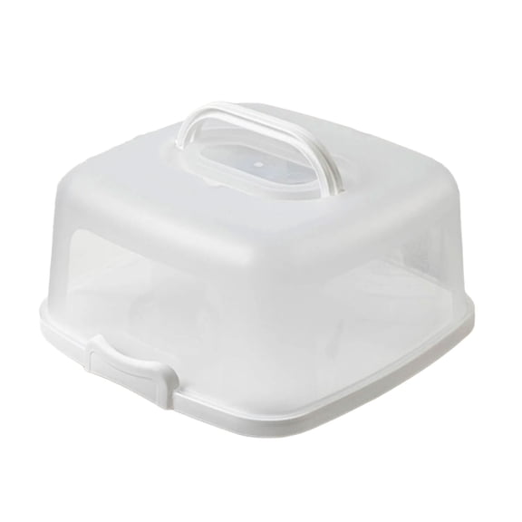 Transparency Cake Box For Kitchen Countertops Dust Resistant Portable Design Storage Solution For Cupcakes Cookie