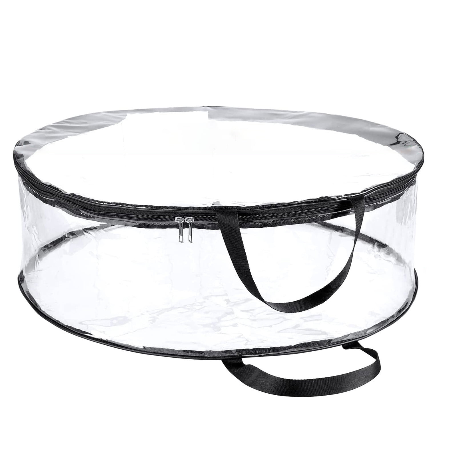 Transparency Christmas Wreath Storage Container Artificial Christmas