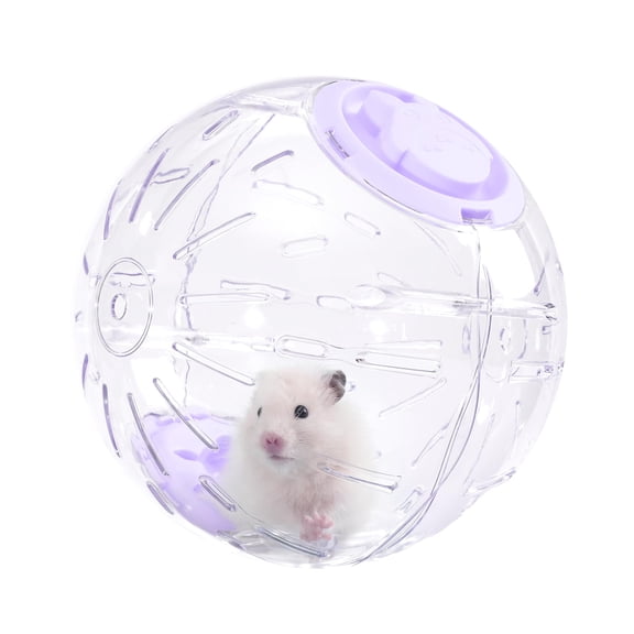 Transparent 7.9" Hamster Exercise Ball – Breathable, Easy-Clean Running Toy for Syrian/Dwarf Hamsters, Gerbils & Mice