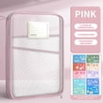 thumbnail image 1 of Transparent A4 Book Storage Bag,Mesh Homework Organizer Bag,Clear File Storage Bag,Exam Paper Storage,Handheld Document Bag,Efficient Organization for A4 Documents,Easy Access, 1 of 3