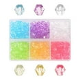 thumbnail image 1 of Transparent Acrylic Beads Bicone Mixed Color 6x5.5mm Hole: 2mm 360pcs/box, 1 of 7