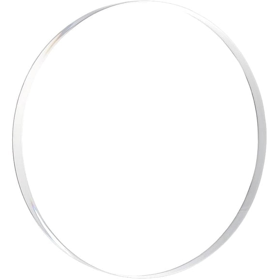 Transparent Acrylic Board Flat Round Clear 205x20mm